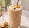 Smoothie de banana e pasta de amendoim